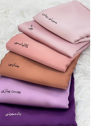 روسری ساتن ابریشم قواره 120