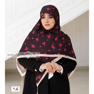 روسری کرپ نخ رضوان نذر غدیر
