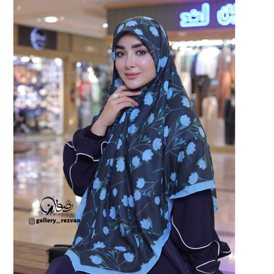 روسری کرپ نخ طرح سیما