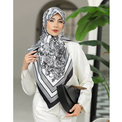روسری ابریشم توییل جانگل در3رنگ