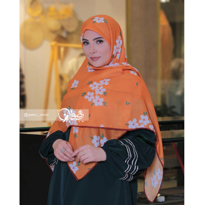 روسری قواره 120 طرح بهارک