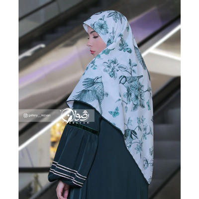 روسری قواره 120 طرح پرواز