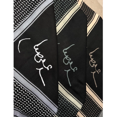 روسری نخی مشکی امضای رهبر