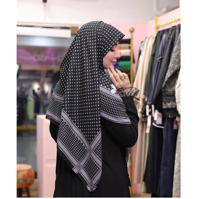 روسری نخی طرح فلسطین ویژه اربعین