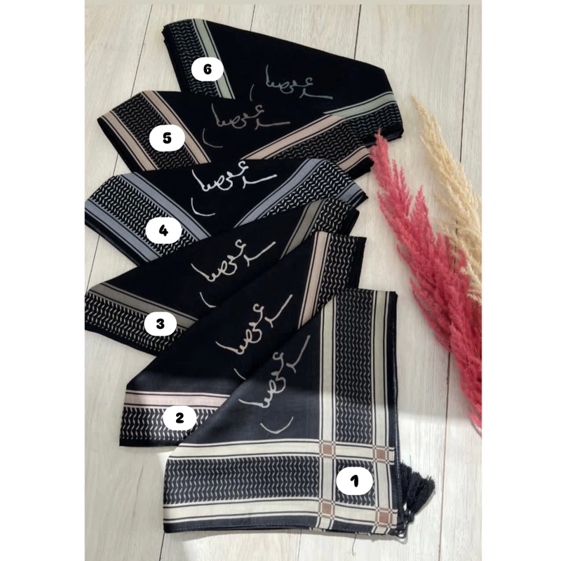 روسری نخی طرح جانفدا