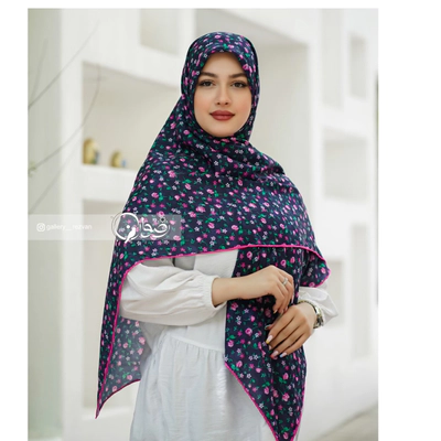 روسری طرح گلگلی غنچه ریز قواره 140