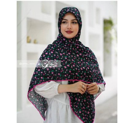 روسری طرح گلگلی غنچه ریز قواره 140