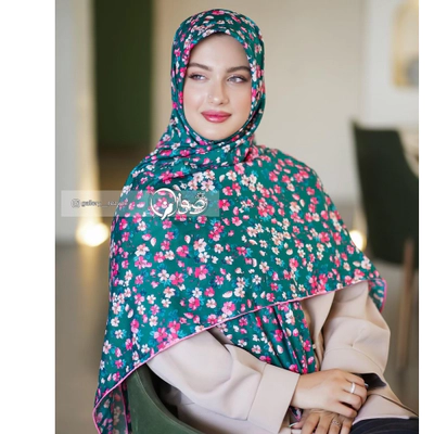 روسری رضوان طرح گلگلی