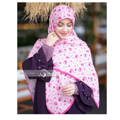 روسری کرپ نخ طرح پیچک