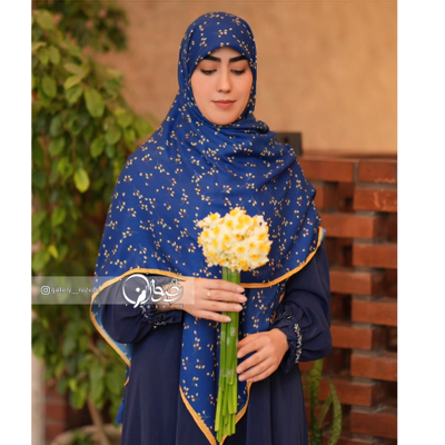 روسری طرح غنچه شکوفه
