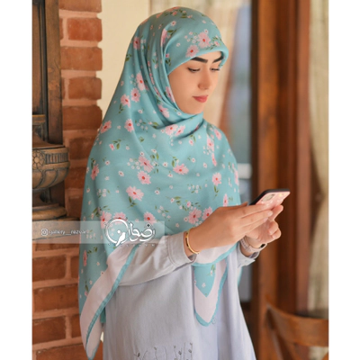 روسری بابونه پاستلی