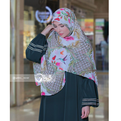 روسری قواره 120 طرح حصیر