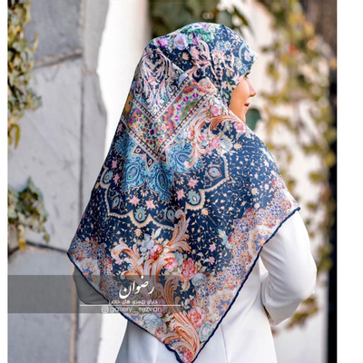 روسری طرح سنتی روشن و سنتی تیره