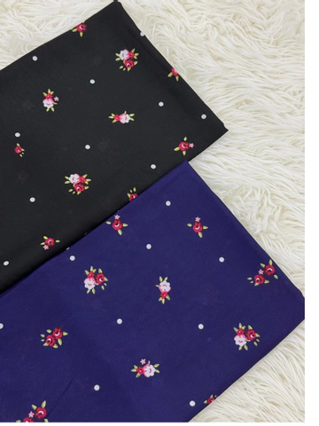 روسری کرپ نخ طرح پرنسس