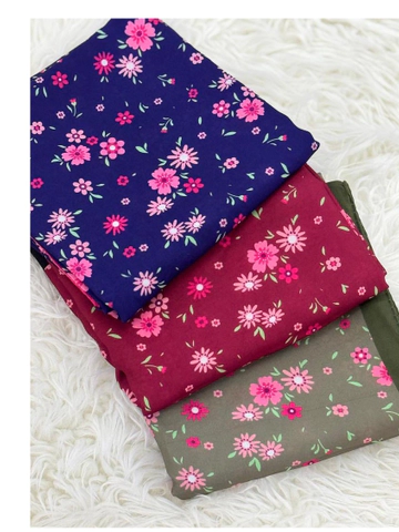 روسری کرپ نخ طرح صبرا