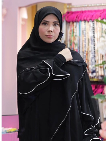 روسری درختی حاشیه نگین نقره ای