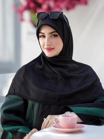 روسری کریشه درختی طرح حاشیه عدسی