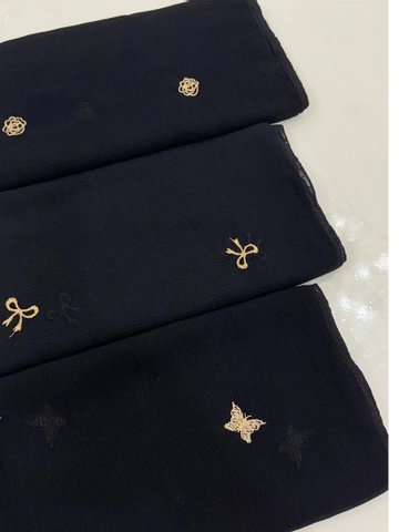 روسری درختی گلدوزی