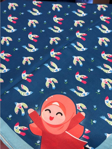 روسری نوجوان طرح پرواز قواره 100