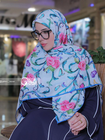 روسری قواره 120 طرح پیچک