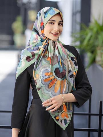 روسری ابریشم توییل