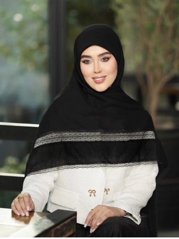 روسری درختی حاشیه دانتل