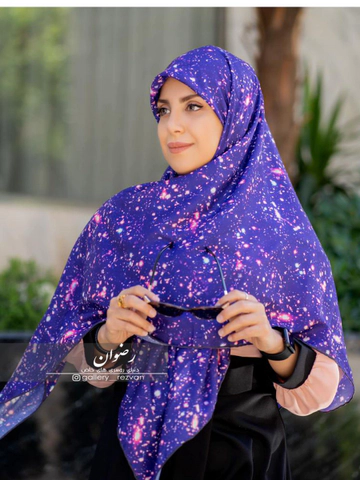 روسری کرپ نخ باایستایی عالی قواره 140