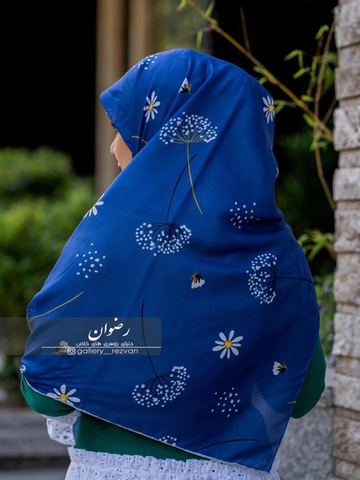 روسری کرپ نخ باایستایی عالی طرح قاصدک قواره 140