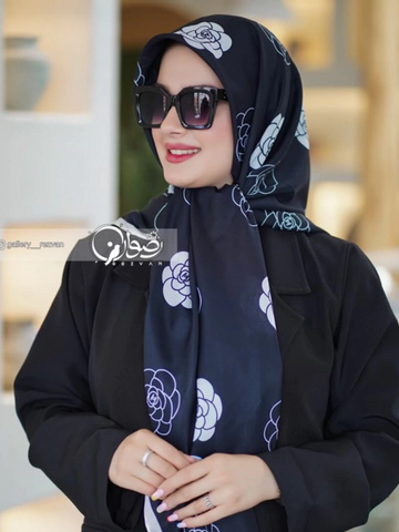 روسری طرح گل شنل
