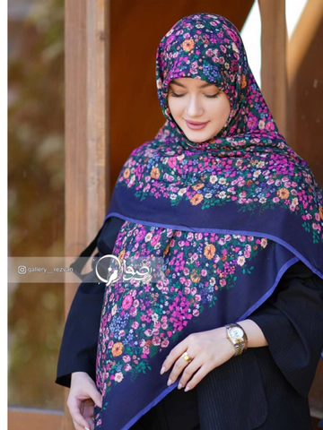 روسری طرح پرگل