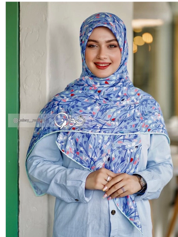 روسری نخی درجه یک طرح مارپیچ