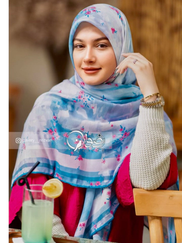 روسری طرح گلریز ابروبادی