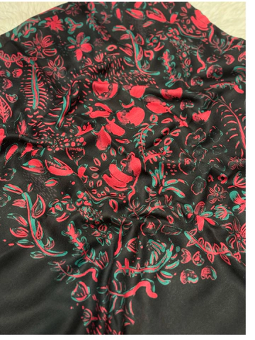 روسری یلدایی جنس نخی درجه یک قواره 140