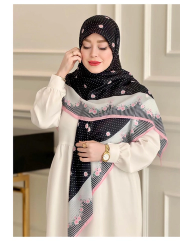 روسری نخ طرح پاپیون