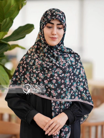 روسری رضوان طرح دلبرانه