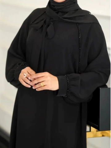 عبای کریستال مشکی